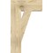 Ekena Millwork Traditional Block Rough Sawn Bracket, Douglas Fir, 6"W x 18"D x 30"H BKT06X18X30TRA05RDF - alternate 3